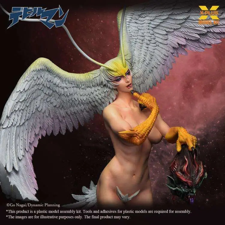 X-PLUS DEVILMAN SILENE SCALE PLASTIC 1/8 MODEL KIT 36 cm