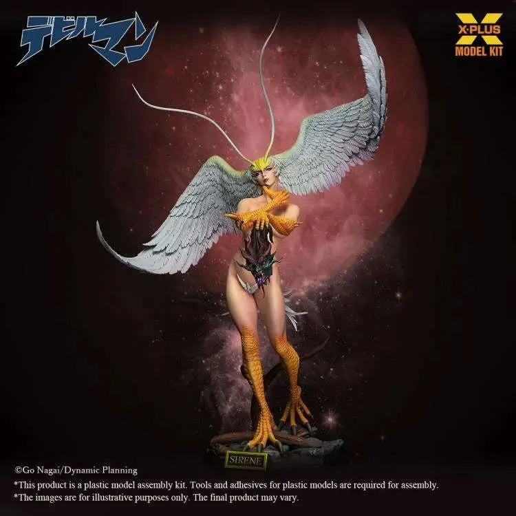 X-PLUS DEVILMAN SILENE SCALE PLASTIC 1/8 MODEL KIT 36 cm