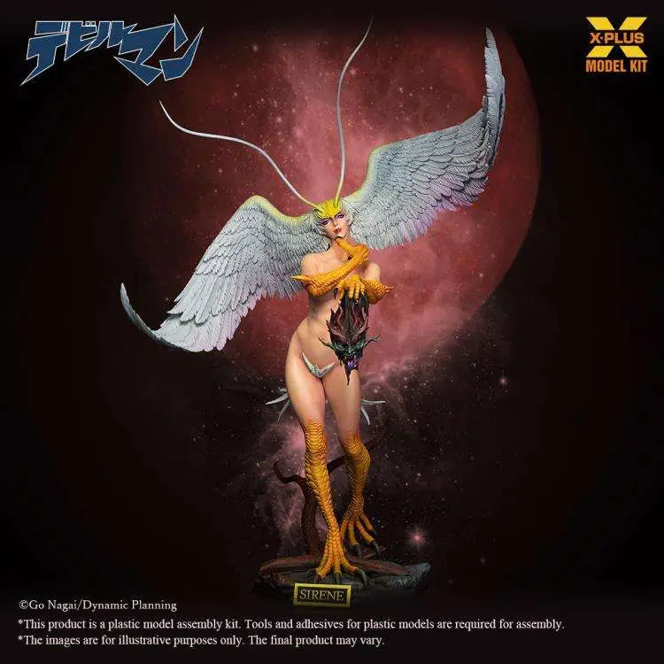 X-PLUS DEVILMAN SILENE SCALE PLASTIC 1/8 MODEL KIT 36 cm