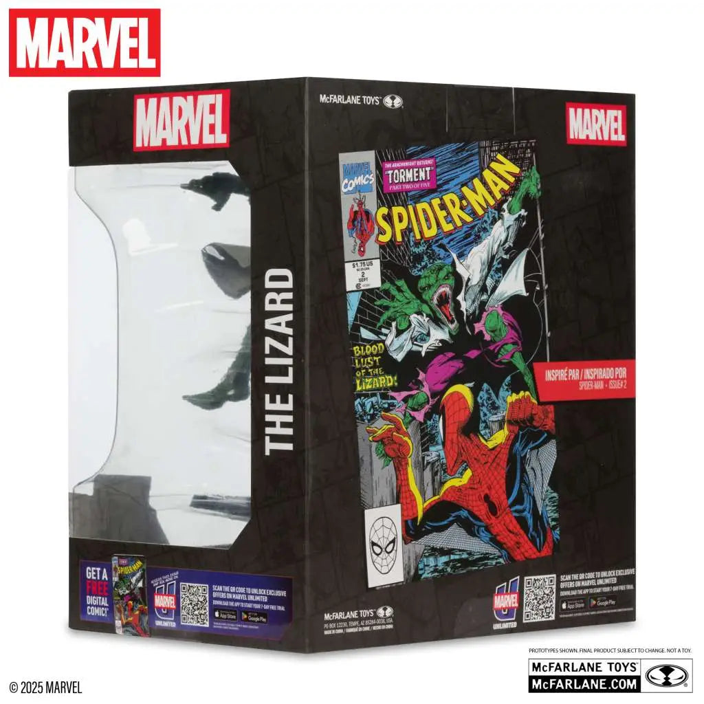 MCFARLANE TOYS 25 SPIDER-MAN - MARVEL COLLECTION 1:10 WV6 LIZARD ( #2) STATUA 18 cm