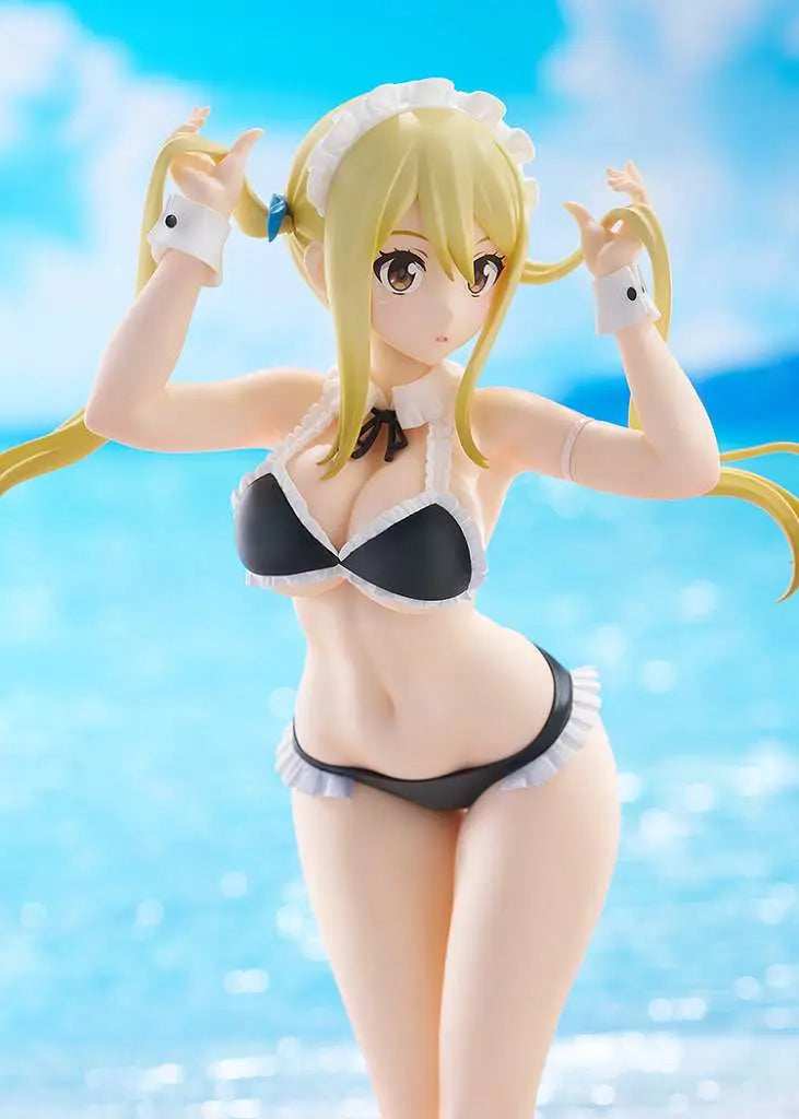 GOOD SMILE COMPANY - FAIRY TAIL RG FAIRY TAIL LUCY HEARTFILIA VIO SWIMSUIT PUP L BEACH QUEENS ACTION FIGURE 22 cm
