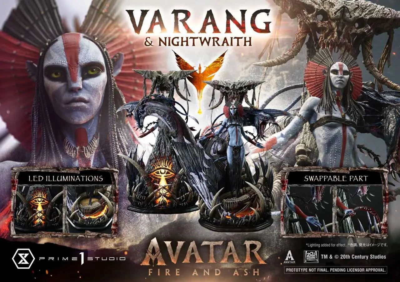 AVATAR FIRE AND ASH VARANG & NIGHTWRAITH AVATAR LEGACY COLLECTION BONUS VER 1/4 STATUE