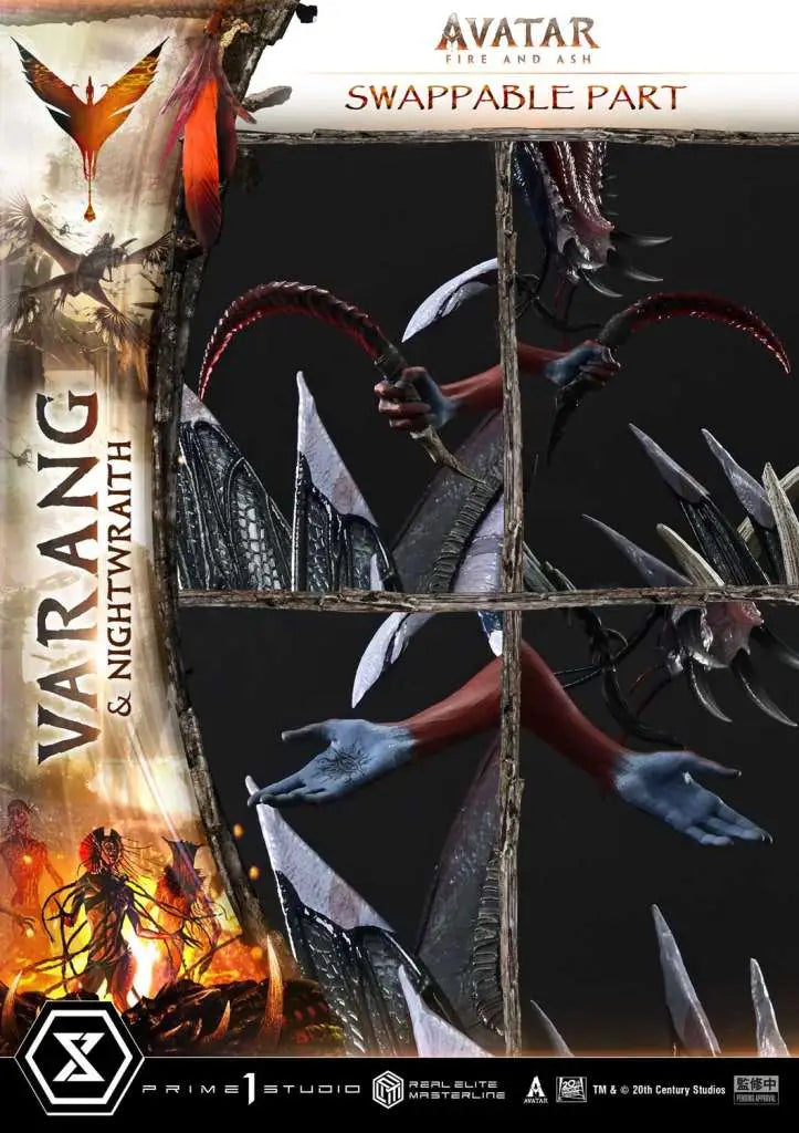 AVATAR FIRE AND ASH VARANG & NIGHTWRAITH AVATAR LEGACY COLLECTION BONUS VER 1/4 STATUE
