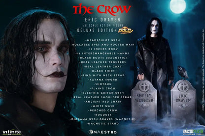 INFINITE STATUE CROW ERIC DRAVEN LUXURY DELUXE EDITION 1/6 ACTION FIGURE cm 30 h / 11.81 h inch.