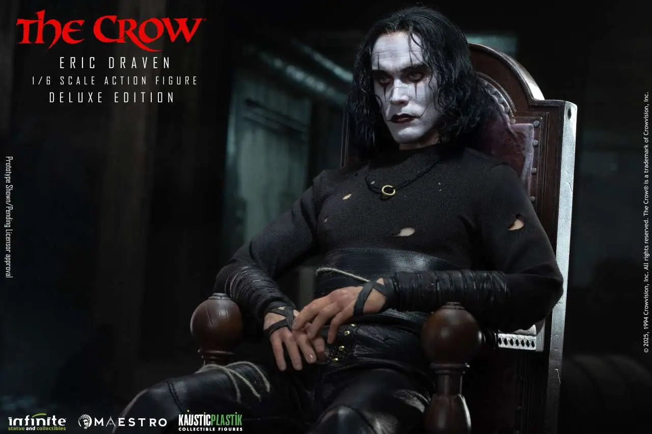 INFINITE STATUE CROW ERIC DRAVEN LUXURY DELUXE EDITION 1/6 ACTION FIGURE cm 30 h / 11.81 h inch.