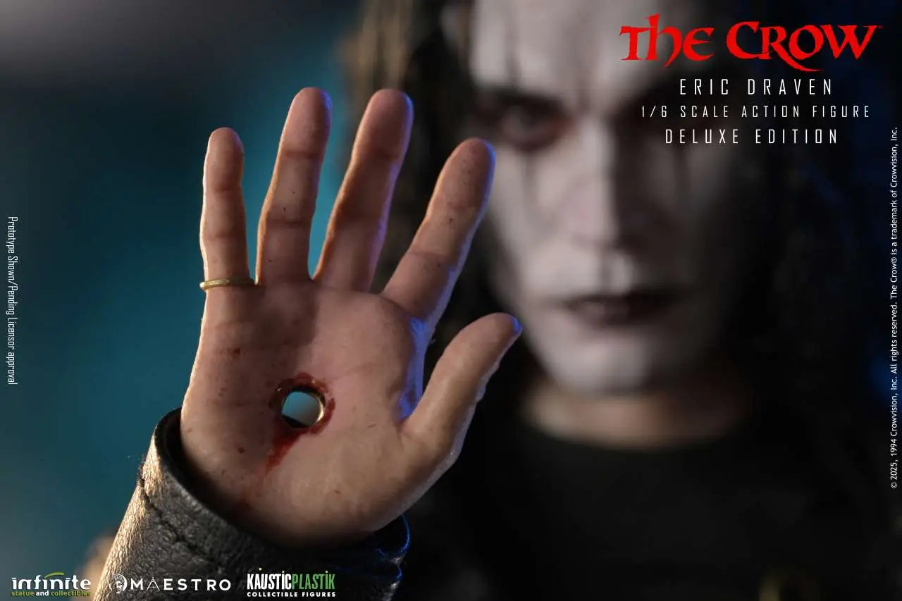 INFINITE STATUE CROW ERIC DRAVEN LUXURY DELUXE EDITION 1/6 ACTION FIGURE cm 30 h / 11.81 h inch.