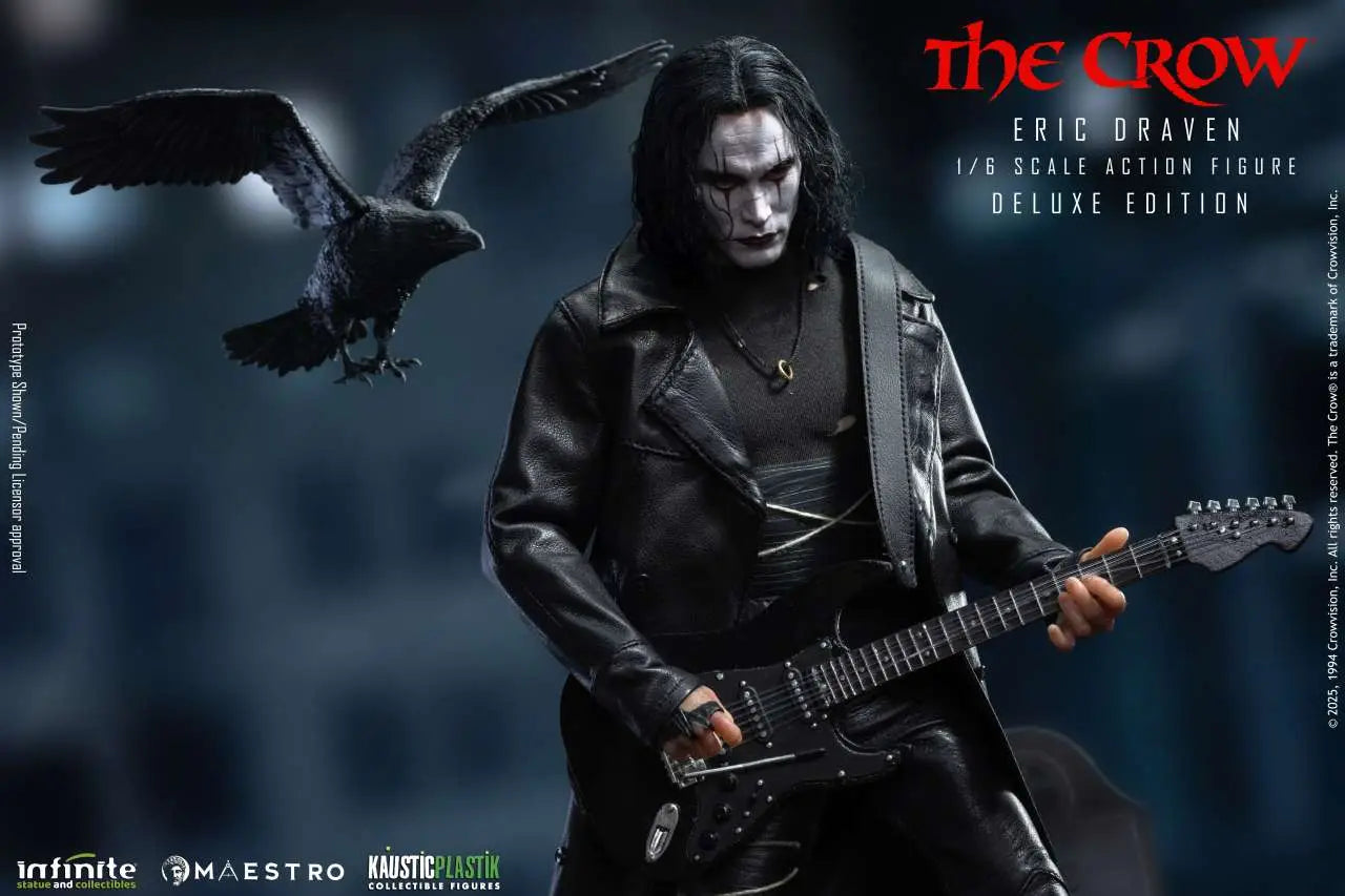 INFINITE STATUE CROW ERIC DRAVEN LUXURY DELUXE EDITION 1/6 ACTION FIGURE cm 30 h / 11.81 h inch.