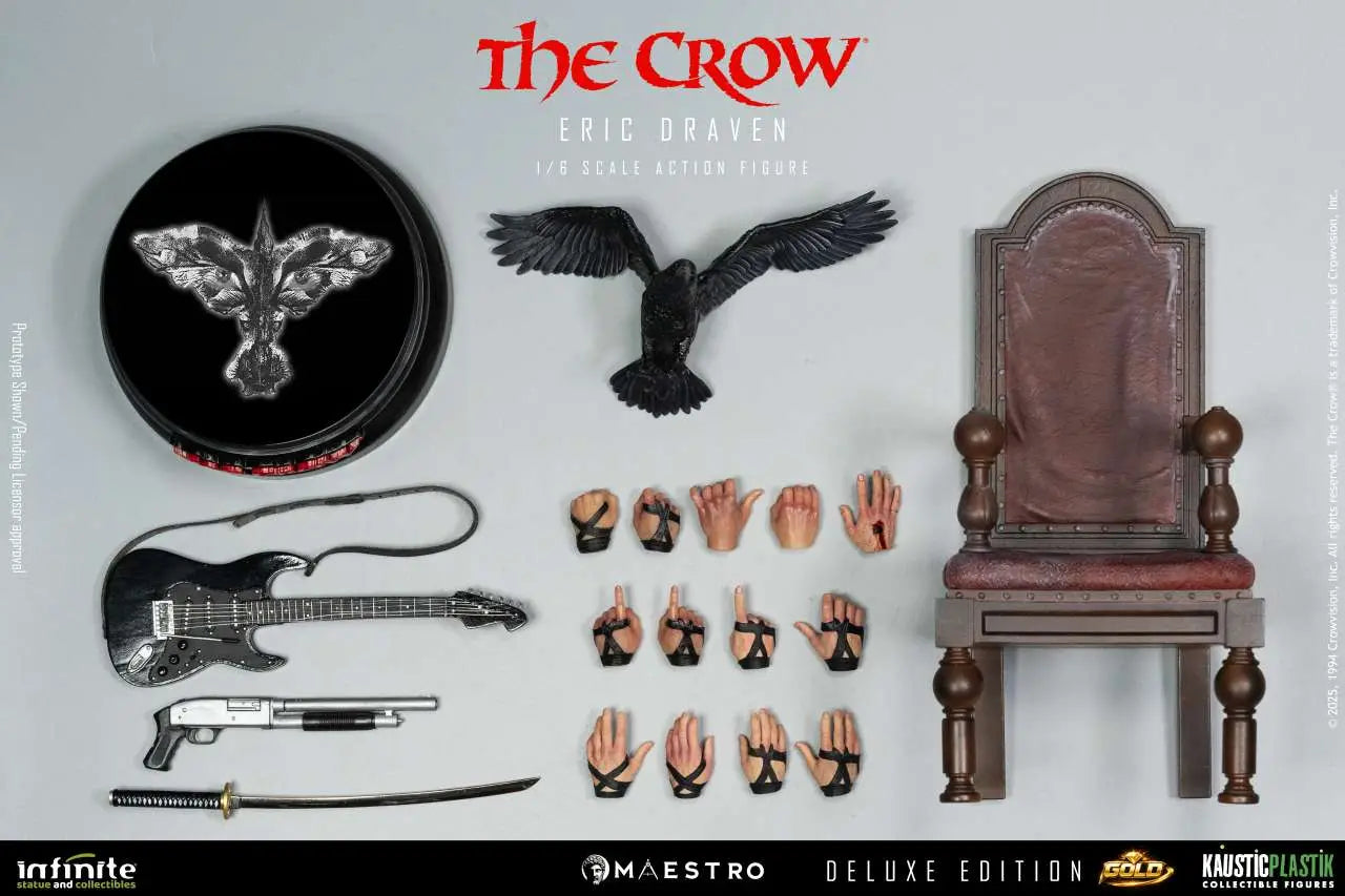 THE CROW ERIC DRAVEN 1/6 LUXURY ACTION FIGURE DELUXE GOLD EDITION