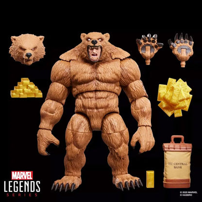 MARVEL LEGENDS SPIDER-MAN GRIZZLY ACTION FIGURE