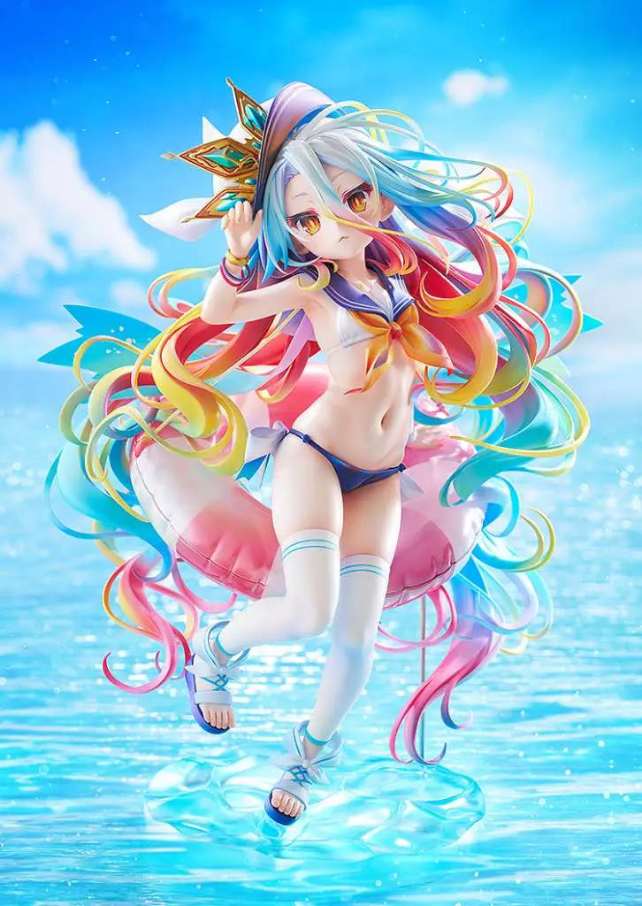 GOOD SMILE COMPANY NO GAME NO LIFE SHIRO SAILOR STYLE SWIMSUIT FIGURA 23 cm