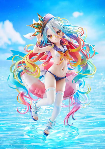 GOOD SMILE COMPANY NO GAME NO LIFE SHIRO SAILOR STYLE SWIMSUIT FIGURA 23 cm