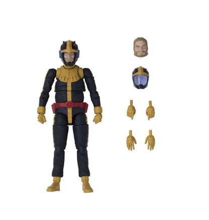 MEGAHOUSE - GUNDAM MOBILE SUIT PRINCIPALITY ZEON BLACK TRI-STARS GAIA NORMAL SUIT VER G.M.G. COLLECTION 13 AF ACTION FIGURE 10 cm