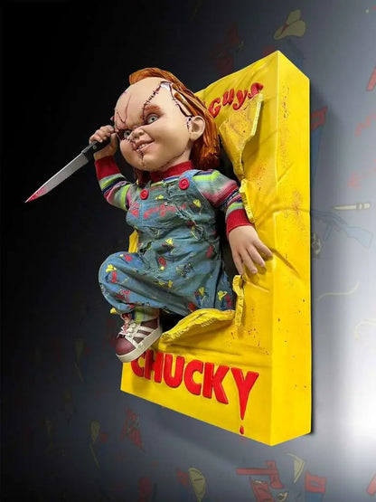 BRIDE OF CHUCKY - CHUCKY HALF SIZE WALL SCULPTURE