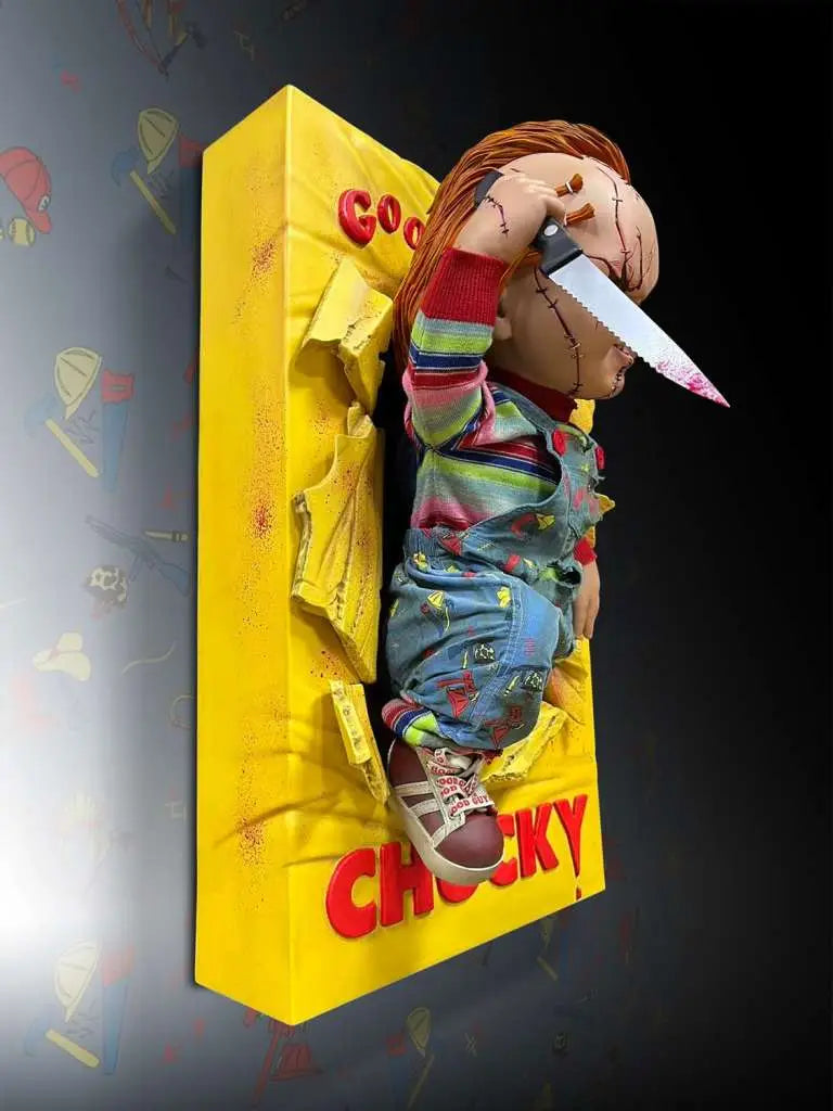 BRIDE OF CHUCKY - CHUCKY HALF SIZE WALL SCULPTURE