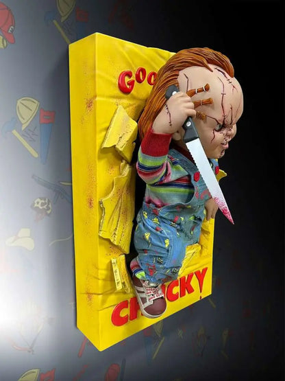 BRIDE OF CHUCKY - CHUCKY HALF SIZE WALL SCULPTURE