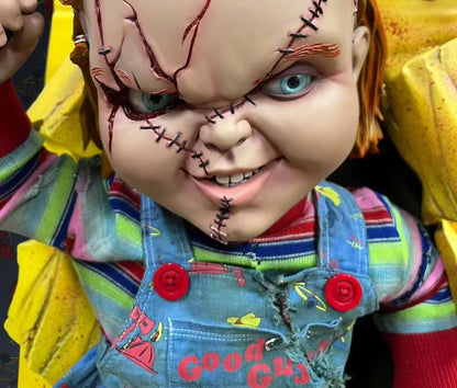BRIDE OF CHUCKY - CHUCKY HALF SIZE WALL SCULPTURE