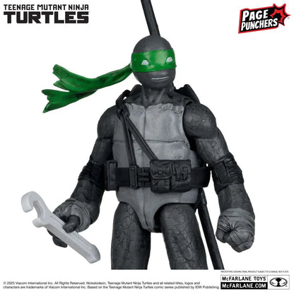 TEENAGE MUTANT NINJA TURTLES 5inch RAPHAEL FIGURE WITH COMIC (B,W&G VARIANT)