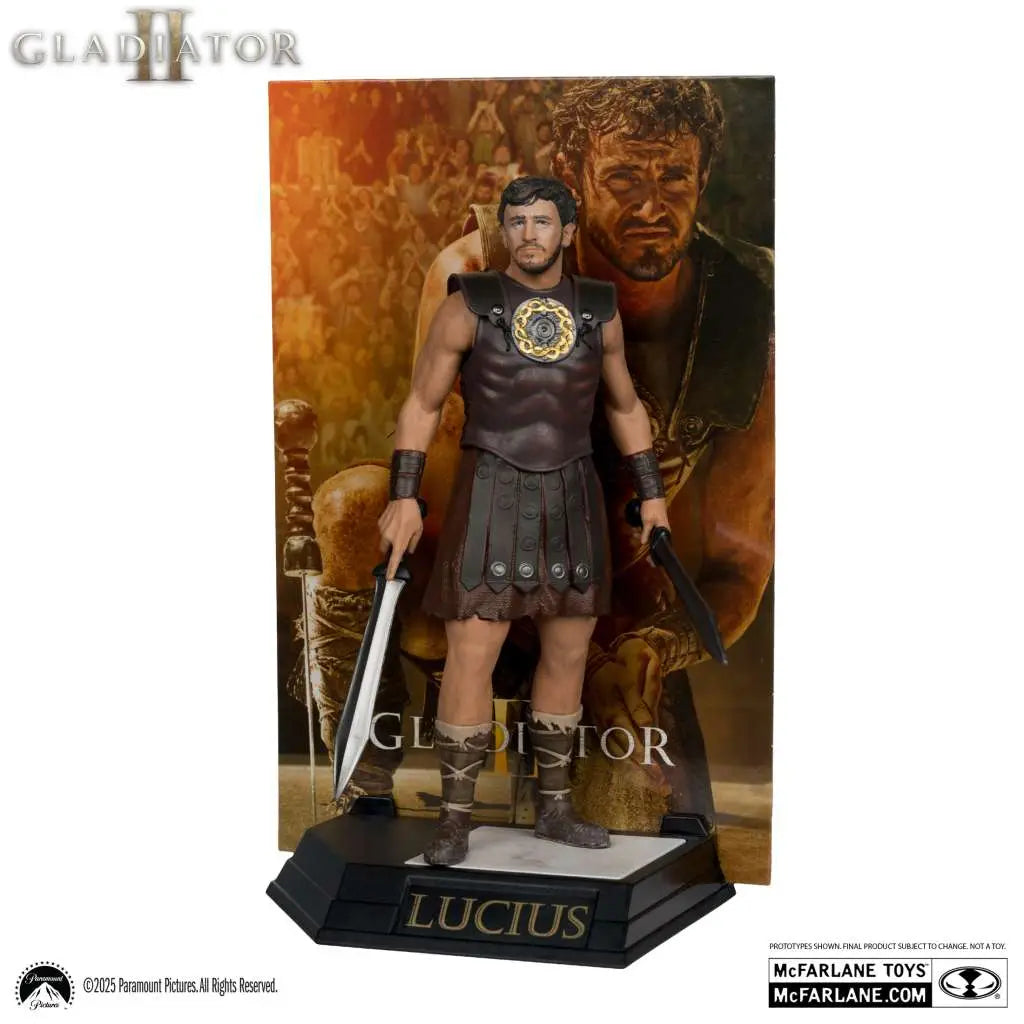 MOVIE MANIACS LUCIUS GLADIATOR 2 6" POSED FIGURE