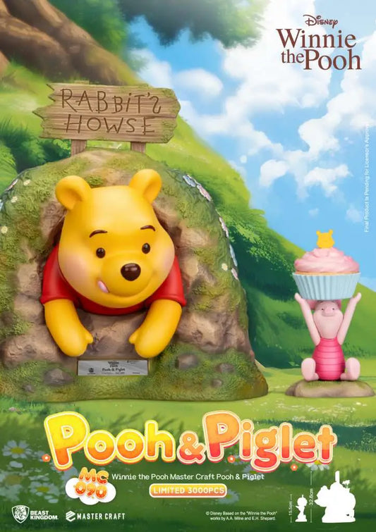 WINNIE THE POOH POOH & PIGLET MASTER CRAFT STATUE