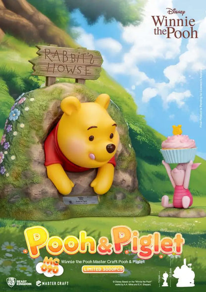 WINNIE THE POOH POOH & PIGLET MASTER CRAFT STATUE