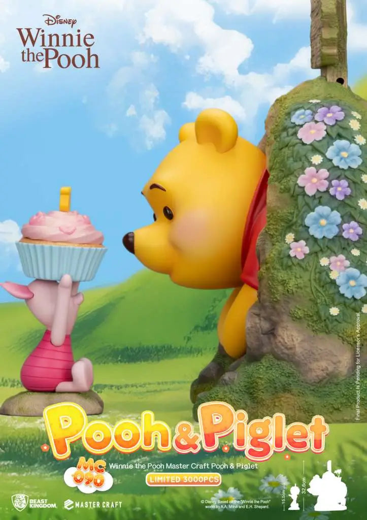 WINNIE THE POOH POOH & PIGLET MASTER CRAFT STATUE