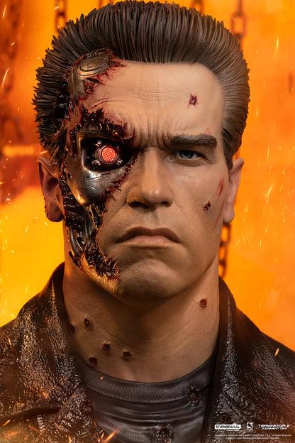 TERMINATOR 2 T-800 MODEL 101 BATTLE DAMAGED 1/1 SCALE ART MASK