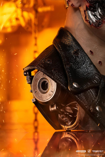 TERMINATOR 2 T-800 MODEL 101 BATTLE DAMAGED 1/1 SCALE ART MASK