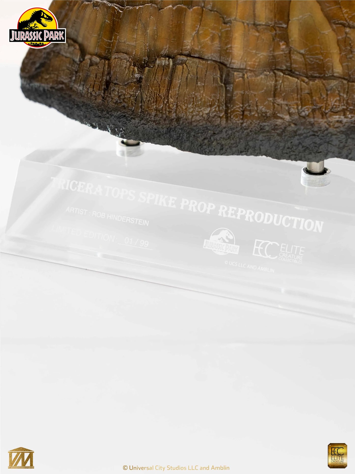 JURASSIC PARK TRICERATOPS SPIKE PROP REPRODUCTION