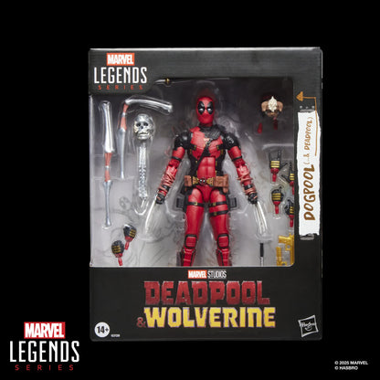 MARVEL LEGENDS DEADPOOL AND WOLVERINE DOGPOOL AND DEADPOOL ACTION FIGURE