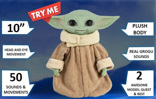 STAR WARS THE MANDALORIAN AND GROGU ACTION BUDDY GROGU