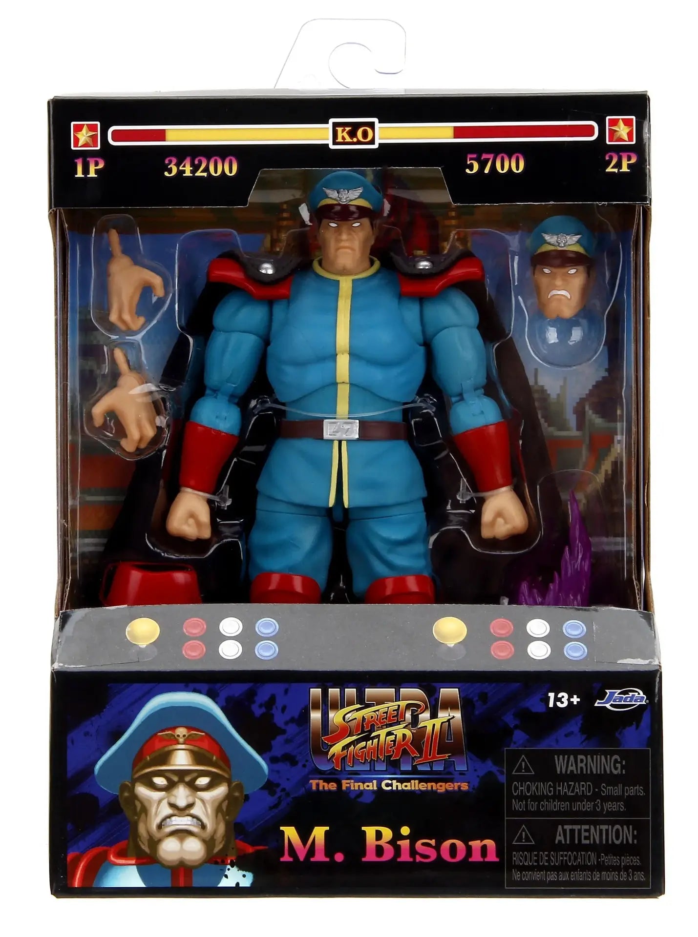 STREET FIGHTER 2 MR BISON PLAYER2 1/12 DELUXE ACTION FIGURE LIMITED EDITION