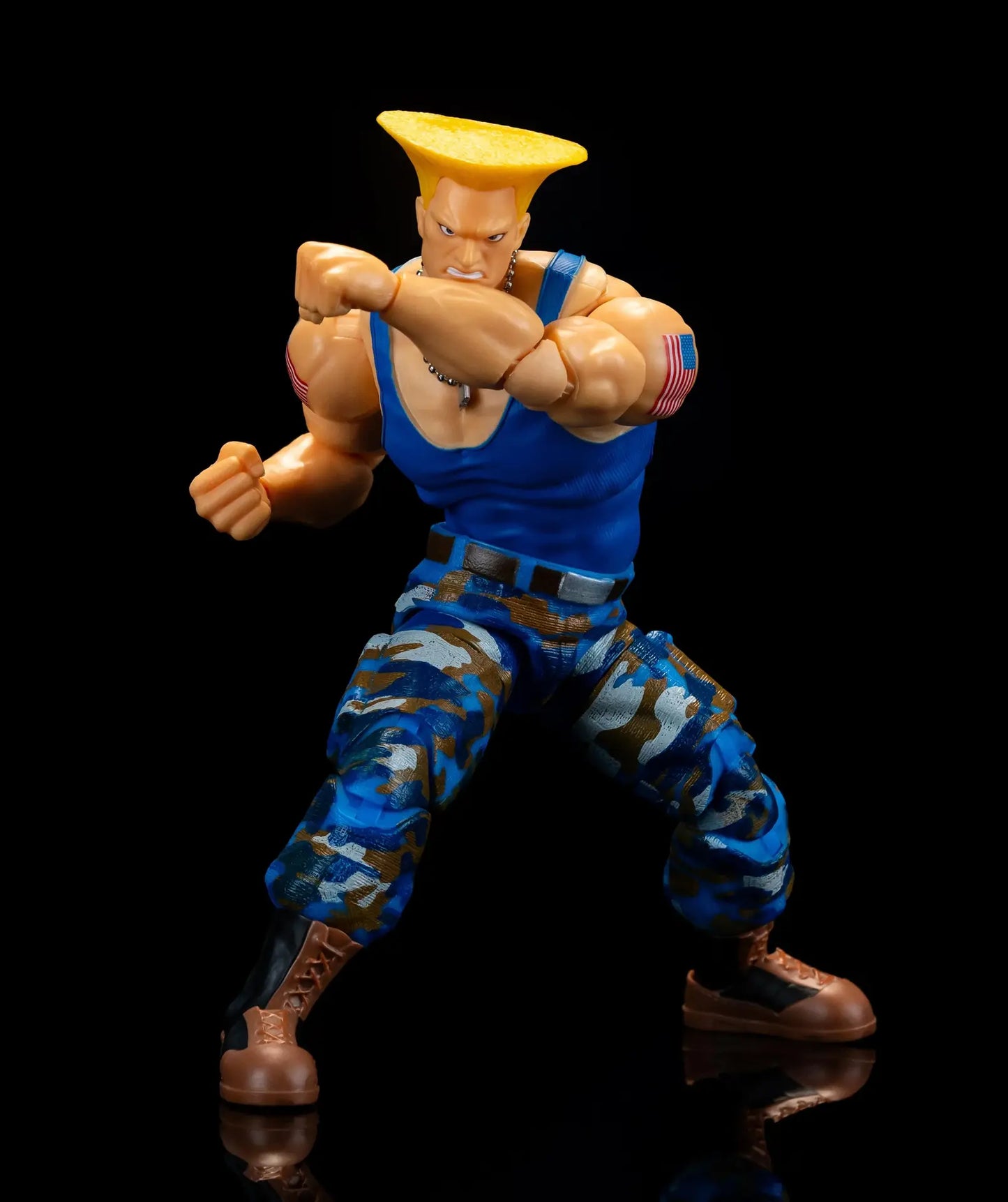 STREET FIGHTER 2 GUILE PLAYER 2 1/12 ACTION FIGURE DELUXE LIMITED EDITION