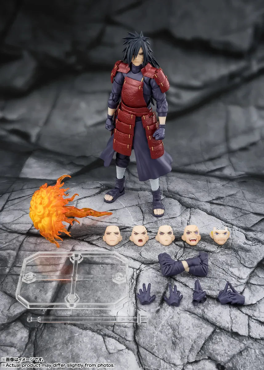 BANDAI MADARA - NARUTO S.H.FIGUARTS UCHIHA LEGEND DARKNESS ACTION FIGURE 15 cm