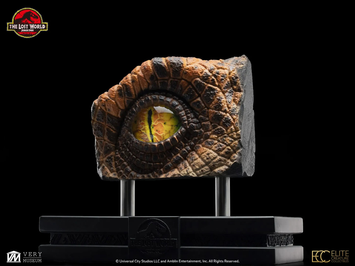 JURASSIC PARK THE LOST WORLD MALE VELOCIRAPTOR EYE PROP REPLICA
