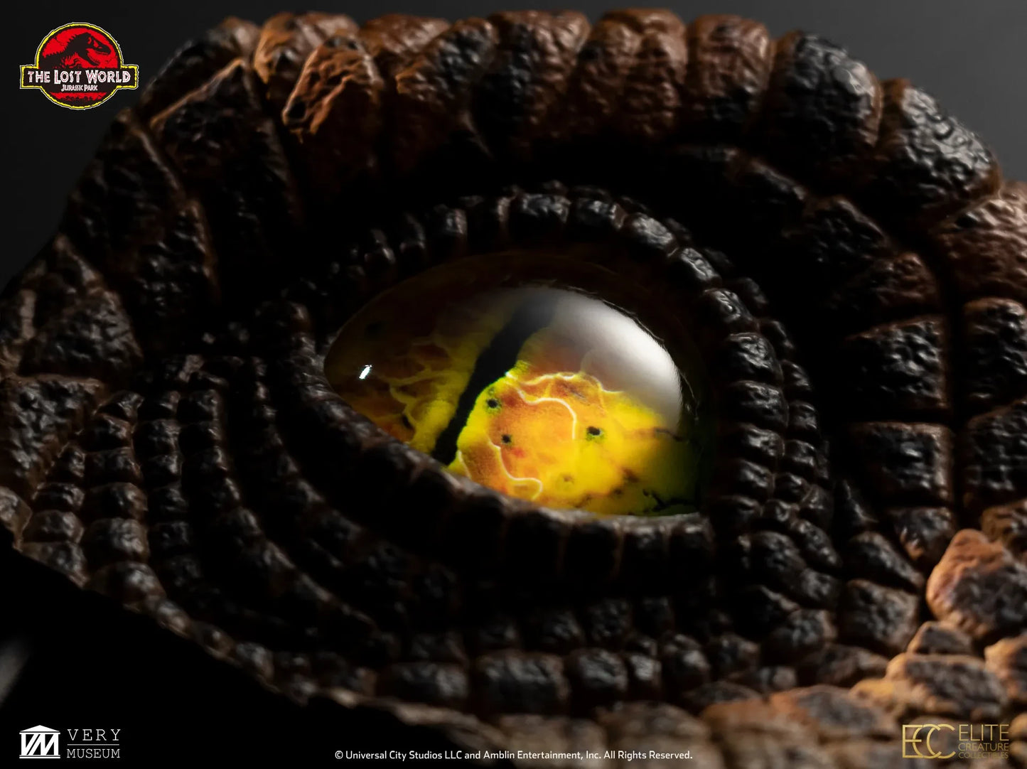 JURASSIC PARK THE LOST WORLD MALE VELOCIRAPTOR EYE PROP REPLICA