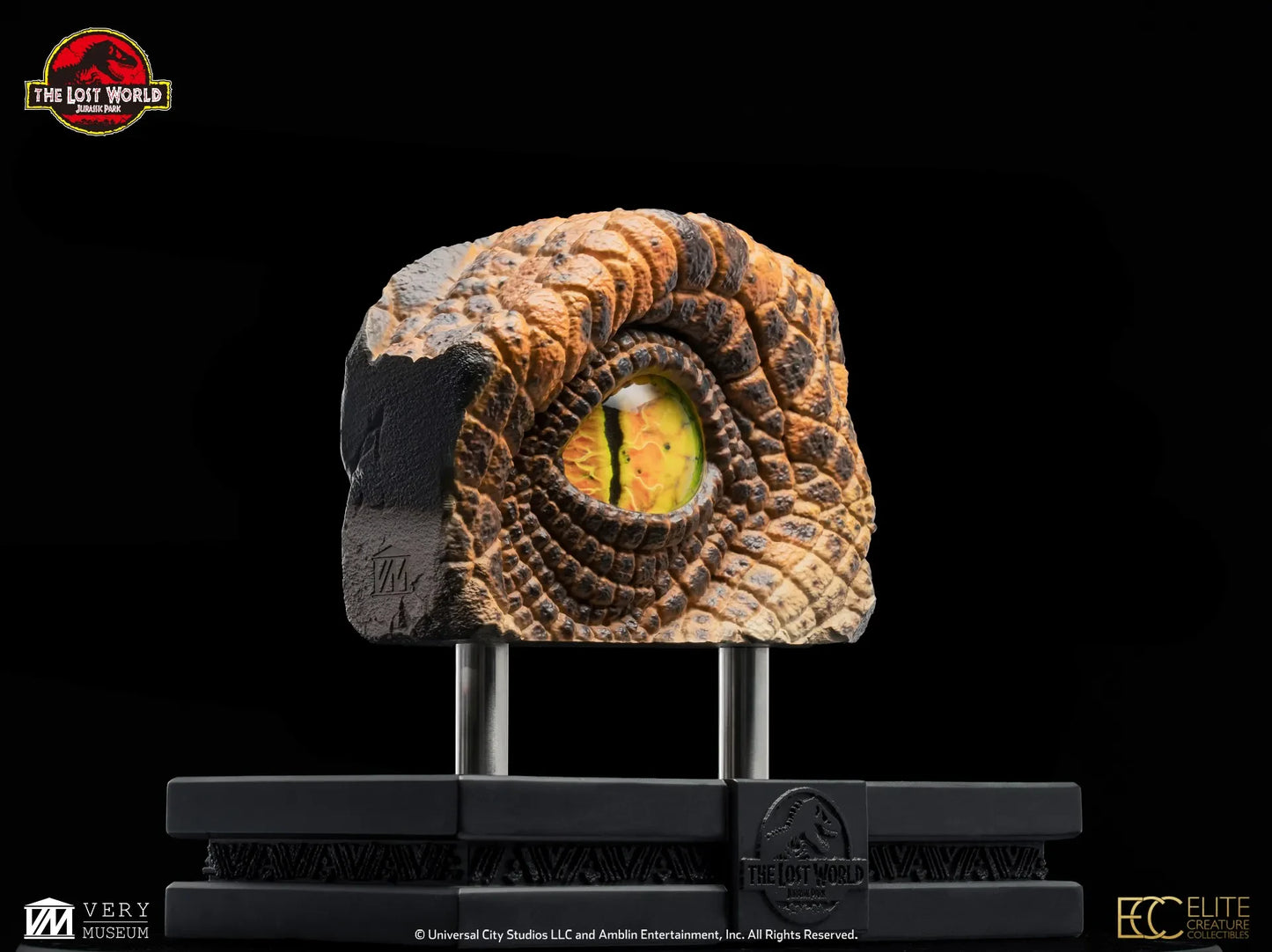 JURASSIC PARK THE LOST WORLD MALE VELOCIRAPTOR EYE PROP REPLICA