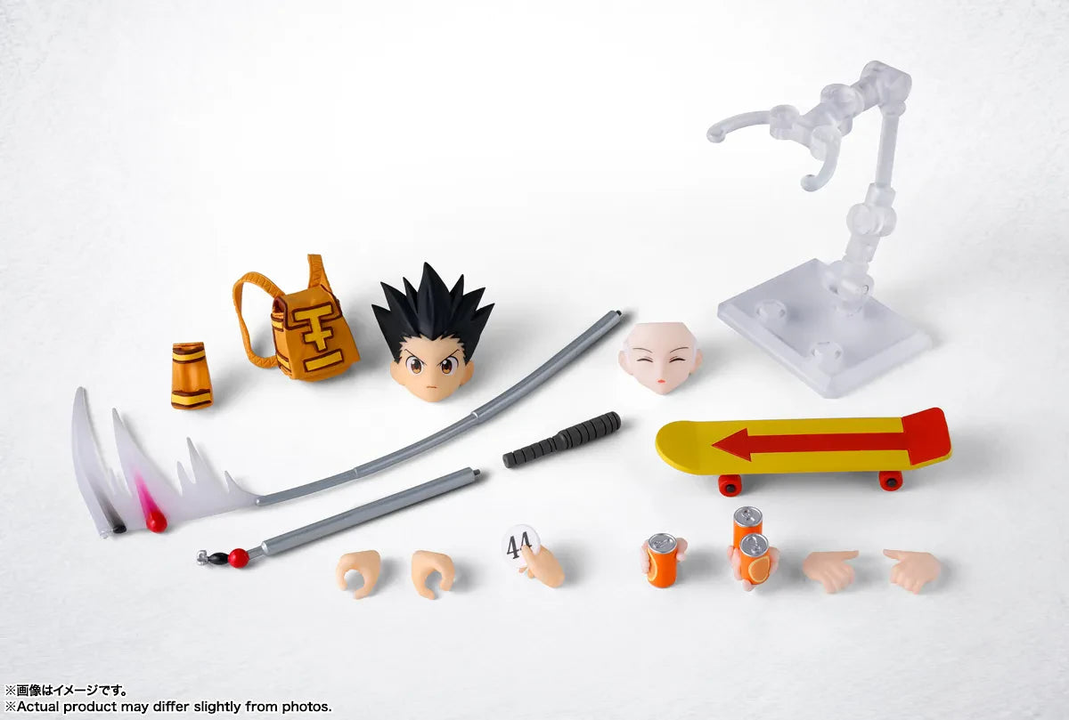 BANDAI HUNTER X HUNTER GON & KILLUA HUNTER EXAM OPTION PARTS SET S.H.F ACTION FIGURE /