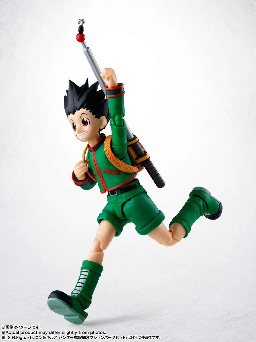 BANDAI HUNTER X HUNTER GON & KILLUA HUNTER EXAM OPTION PARTS SET S.H.F ACTION FIGURE /