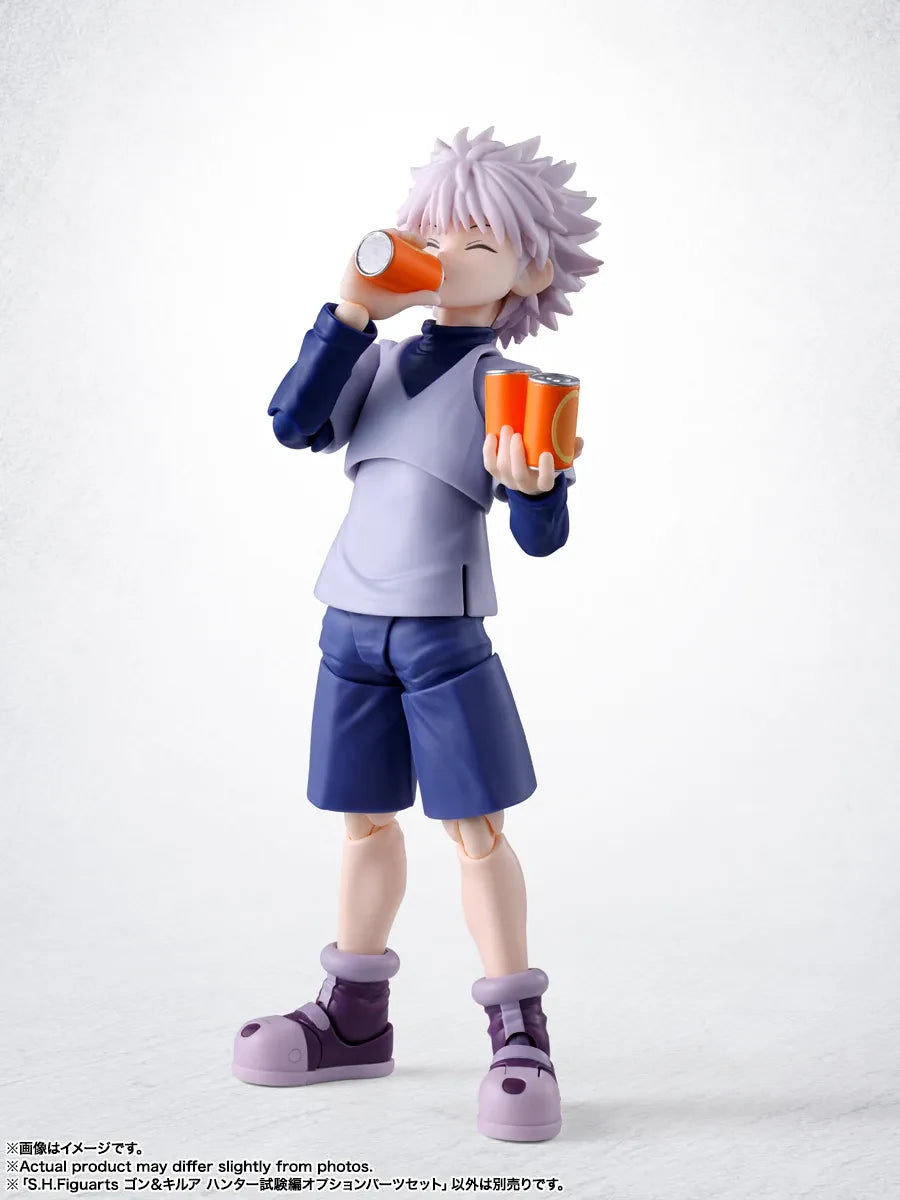 BANDAI HUNTER X HUNTER GON & KILLUA HUNTER EXAM OPTION PARTS SET S.H.F ACTION FIGURE /