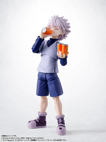 BANDAI HUNTER X HUNTER GON & KILLUA HUNTER EXAM OPTION PARTS SET S.H.F ACTION FIGURE /