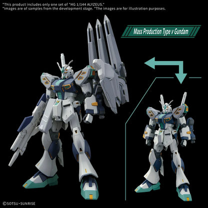 BANDAI HG ALYZEUS 1/144 MODEL KIT 25 cm