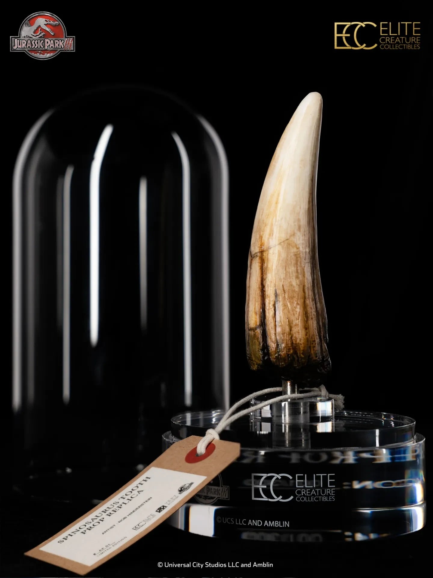 JURASSIC PARK III SPINOSAURUS TOOTH PROP REPRODUCTION