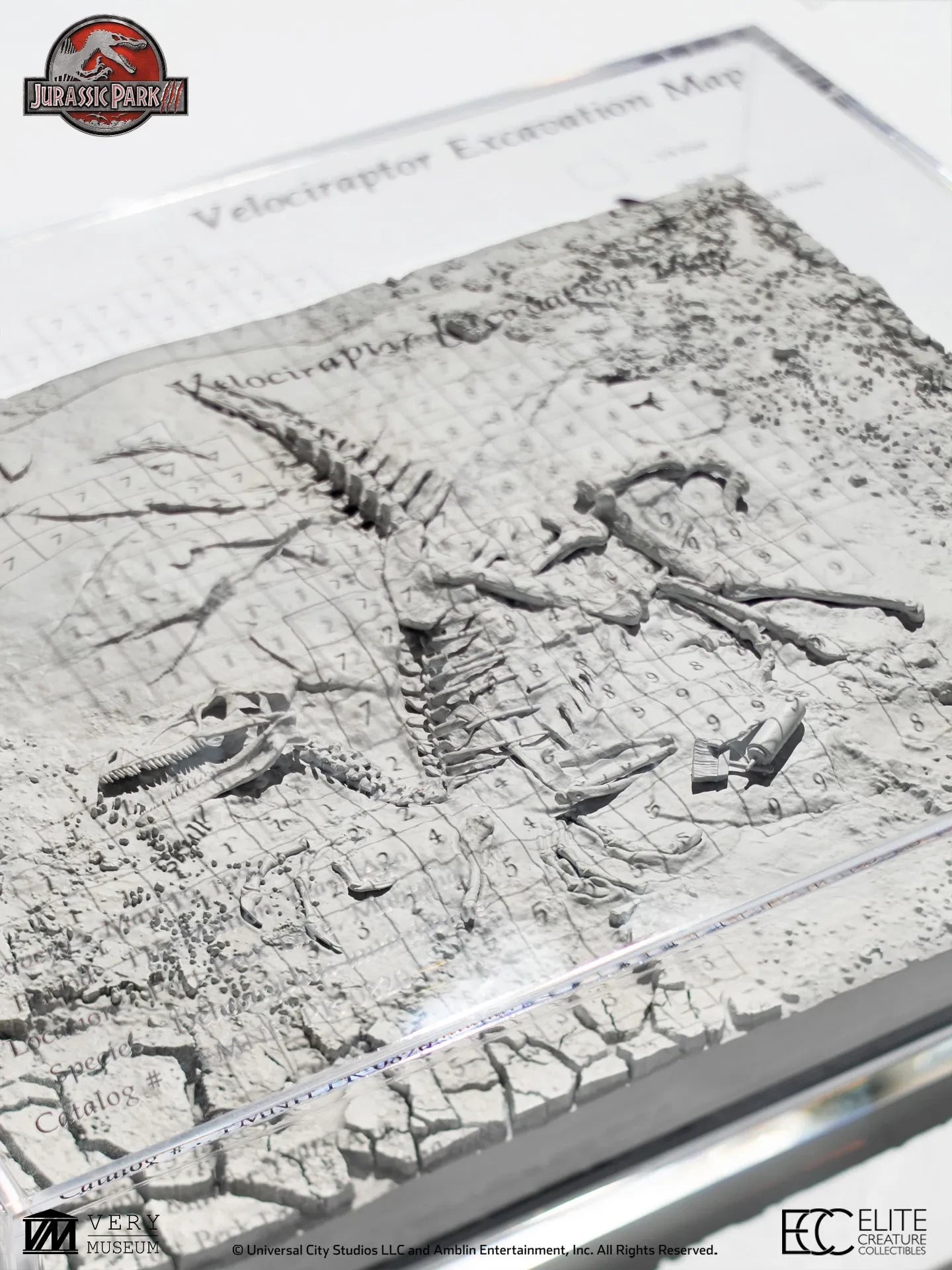 JURASSIC PARK 3 VELOCIRAPTOR EXCAVATION MAP