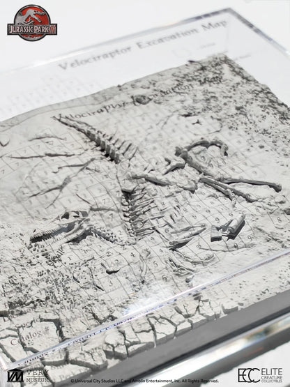 JURASSIC PARK 3 VELOCIRAPTOR EXCAVATION MAP
