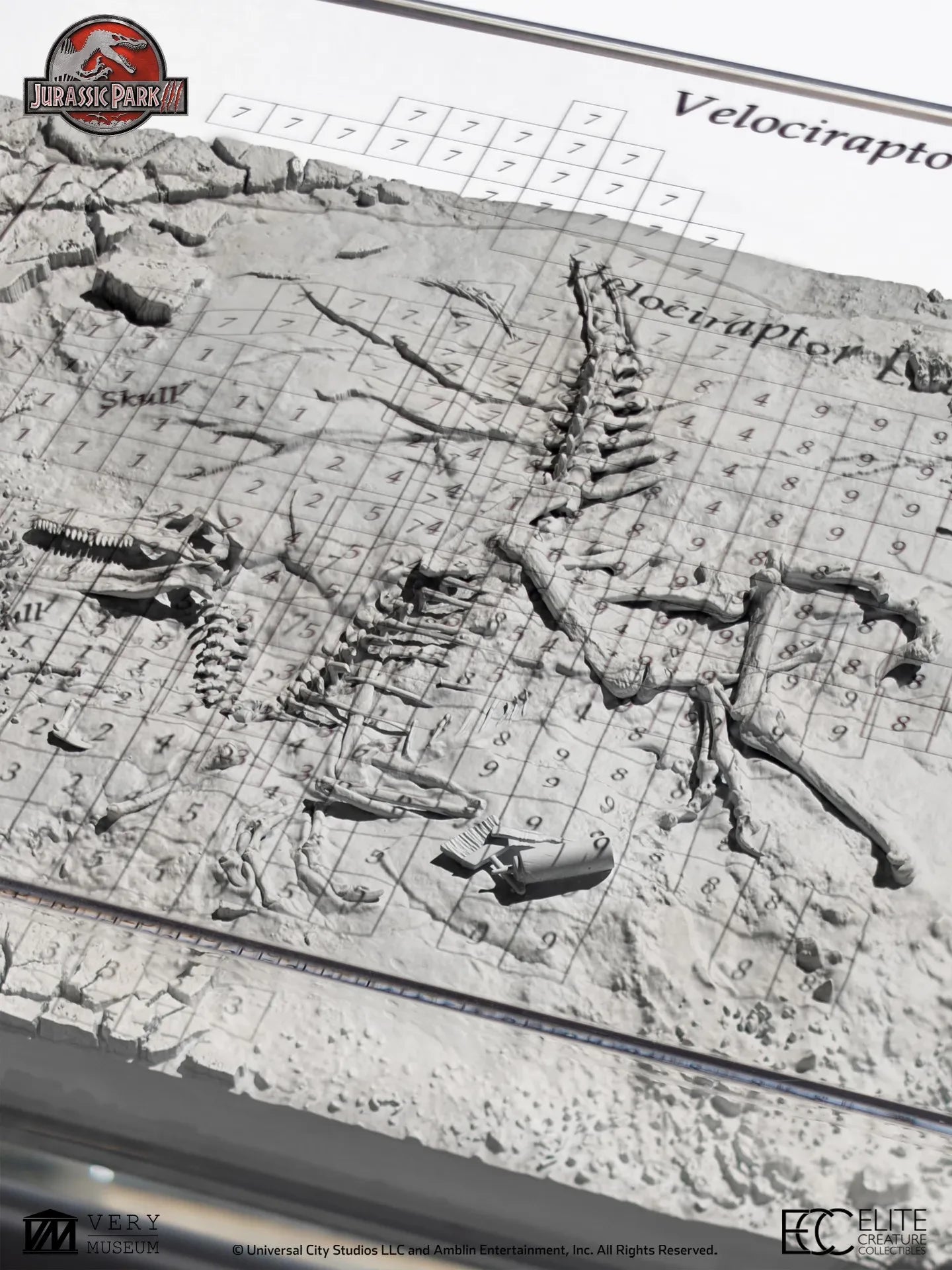 JURASSIC PARK 3 VELOCIRAPTOR EXCAVATION MAP