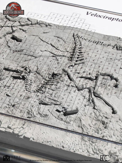 JURASSIC PARK 3 VELOCIRAPTOR EXCAVATION MAP