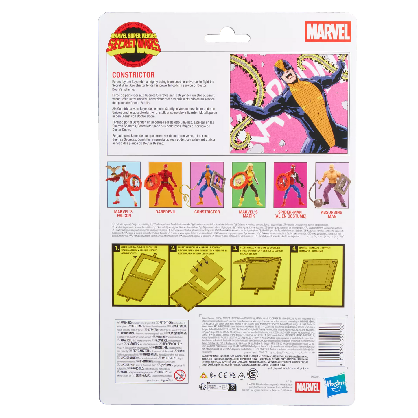 HASBRO - MARVEL LEGENDS SECRET WARS CONSTRICTOR ACTION FIGURE