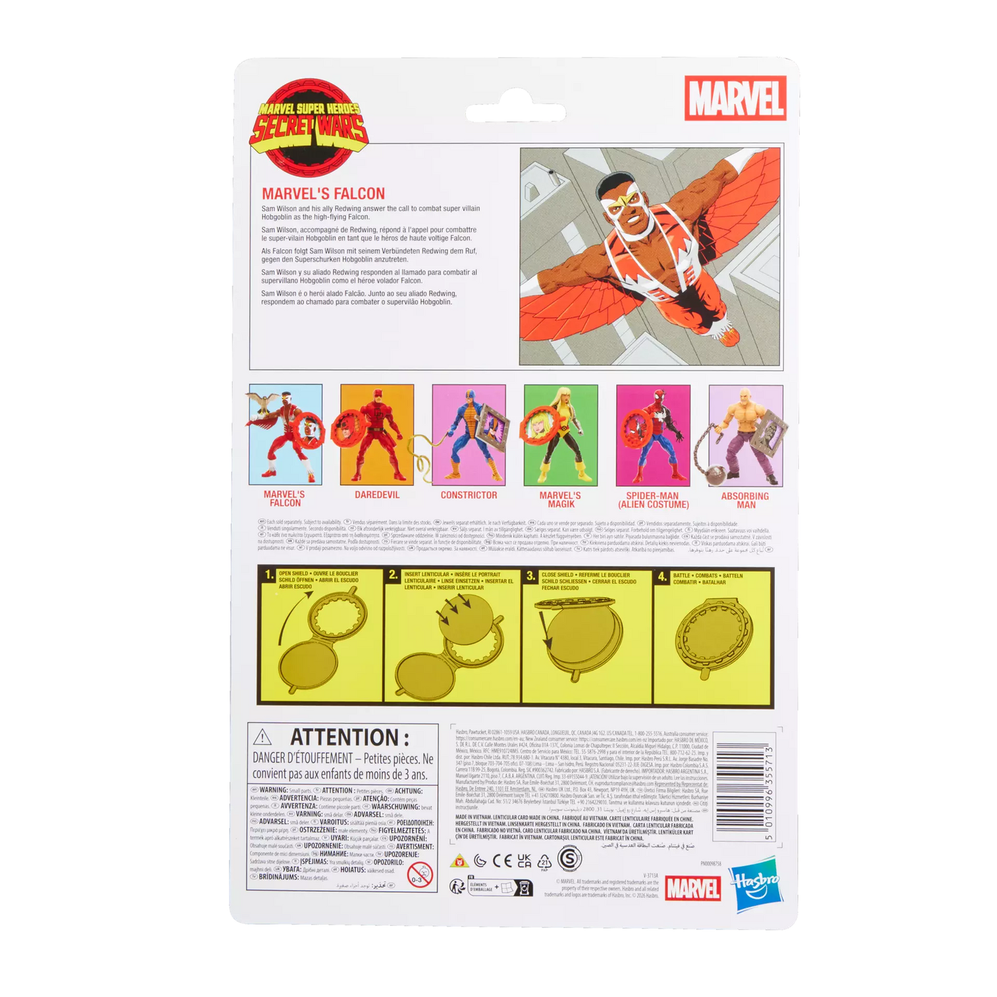 HASBRO FALCON - MARVEL LEGENDS SECRET WARS ACTION FIGURE