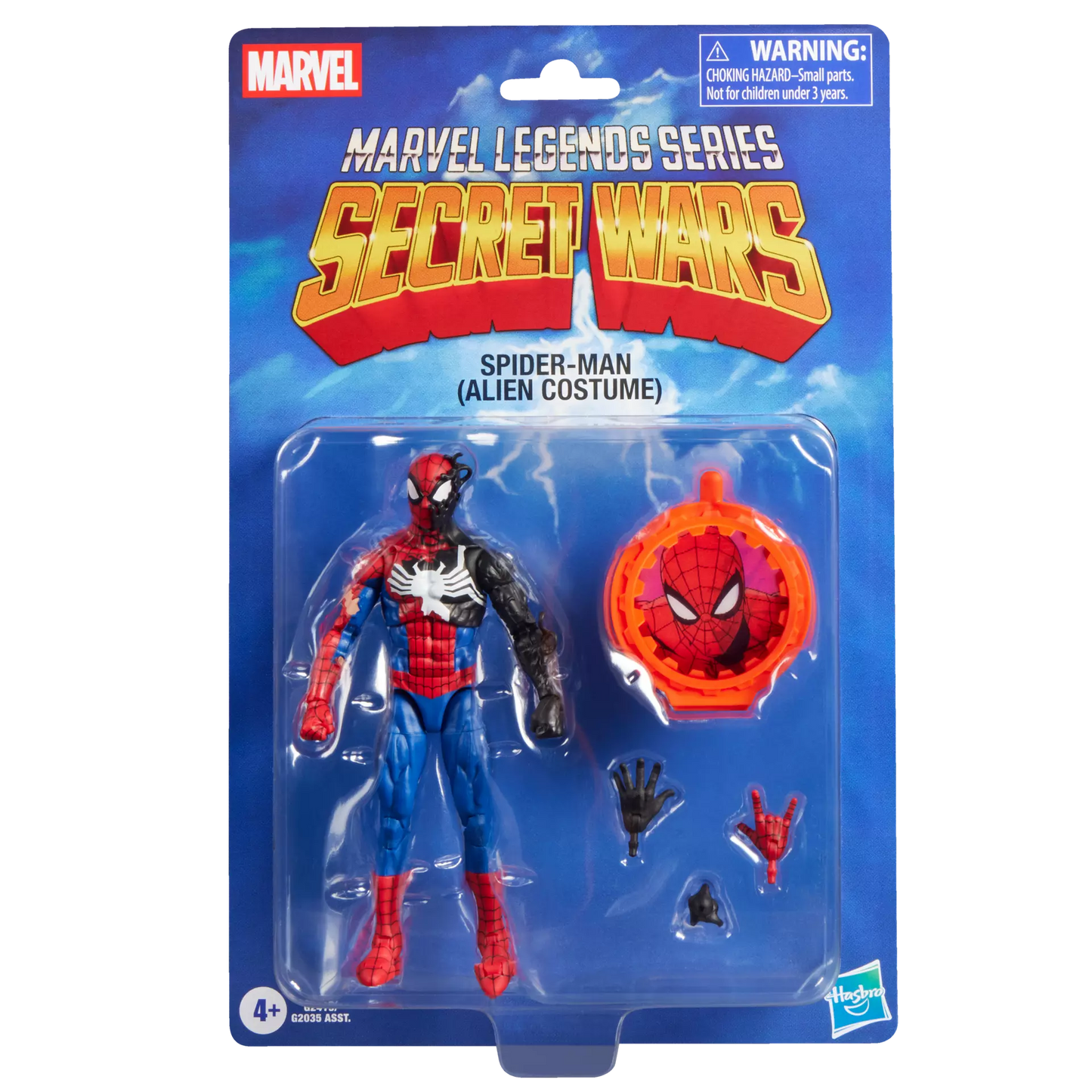 HASBRO SPIDER-MAN - MARVEL LEGENDS SECRET WARS ALIEN COSTUME ACTION FIGURE