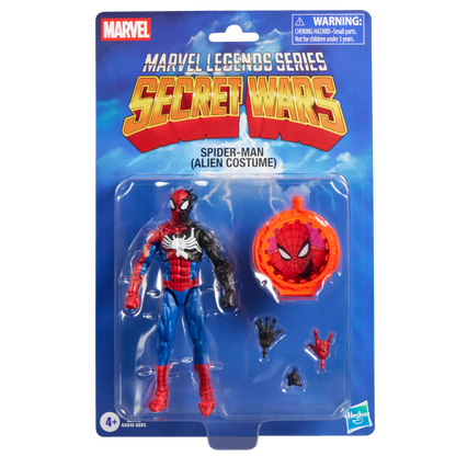 HASBRO SPIDER-MAN - MARVEL LEGENDS SECRET WARS ALIEN COSTUME ACTION FIGURE